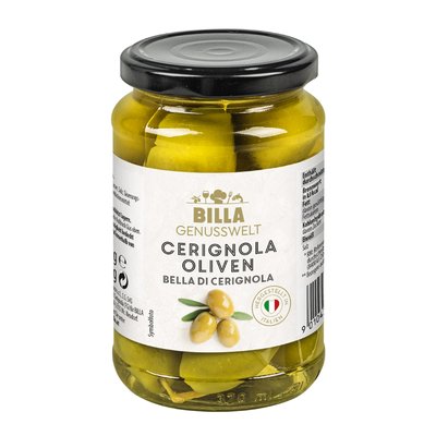 Bild von BILLA Genusswelt Cerignola grüne Oliven