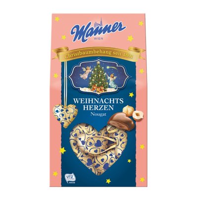 Bild von Manner Weihnachtsherzen Nougat