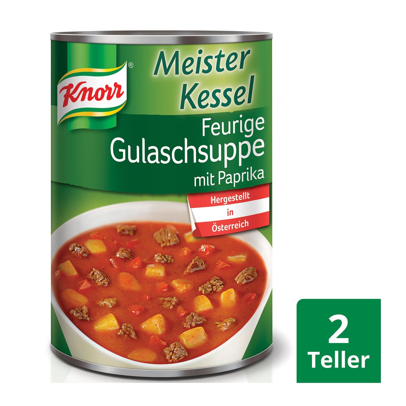 Knorr Meisterkessel Feurige Gulaschsuppe | BILLA Online Shop