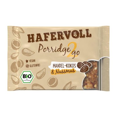 Image of Hafervoll Bio Porridge2go Mandel