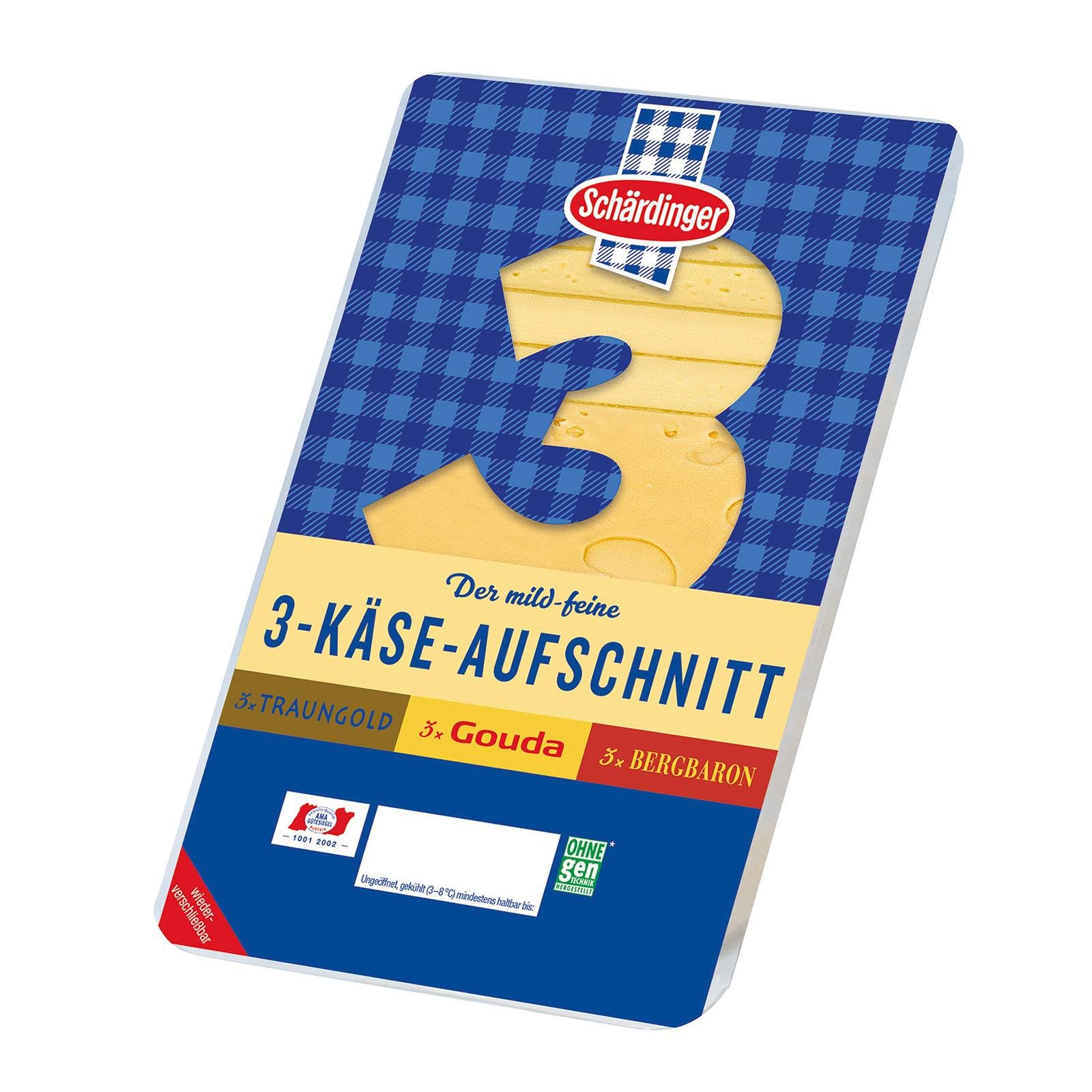 Austria product data sample: Schärdinger 3-Käse Aufschnitt