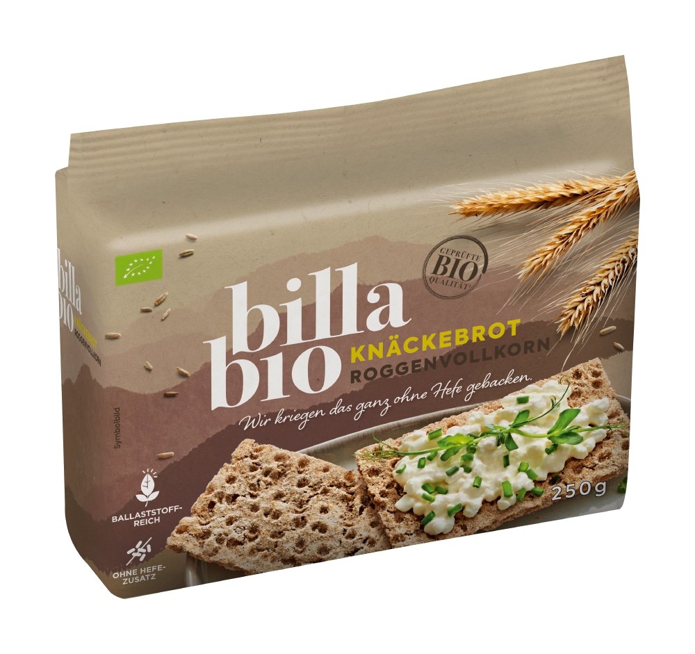 BILLA Bio Knäckebrot Roggenvollkorn | BILLA Online Shop