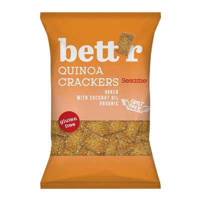 Image of bett'r Quinoa Cracker Sesam