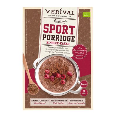 Image of Vervial Sport Porrdige Himbeer-Kakao