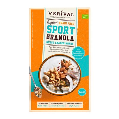 Image of Verival Sport Granola Nüsse Saaten Kokos