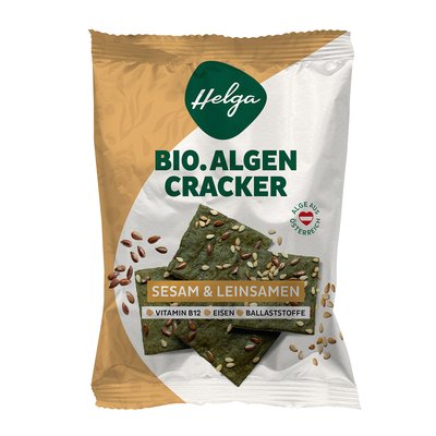 Image of Helga Algen Cracker Sesam & Leinsamen