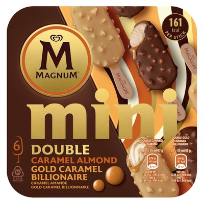 Bild von Eskimo Magnum Mini Double Gold Caramel Billionaire 6er