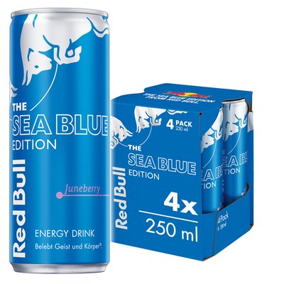 Bild von Red Bull Sea Blue Edition 4-Pack
