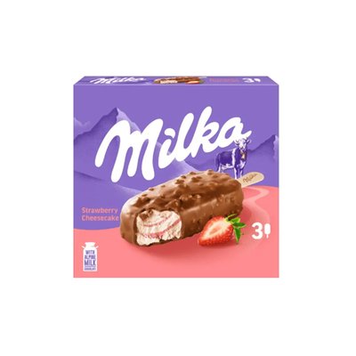 Bild von Milka Strawberry Cheesecake 3er