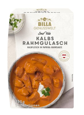 Bild von BILLA Genusswelt Kalbsrahmgulasch Sous Vide