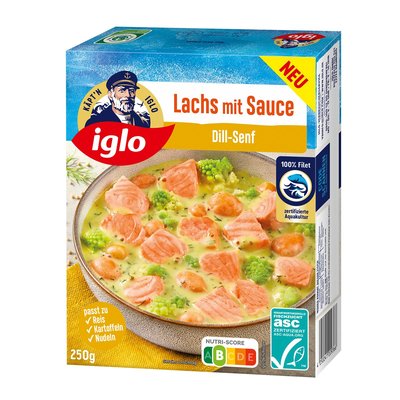 Bild von Iglo Lachs mit Dill-Senf Sauce