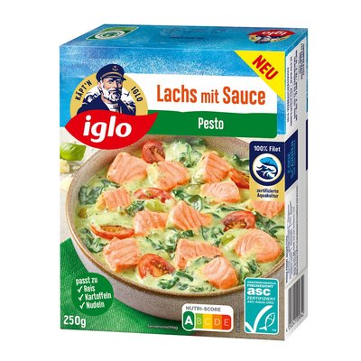 Bild von Iglo Lachs mit Pesto Sauce