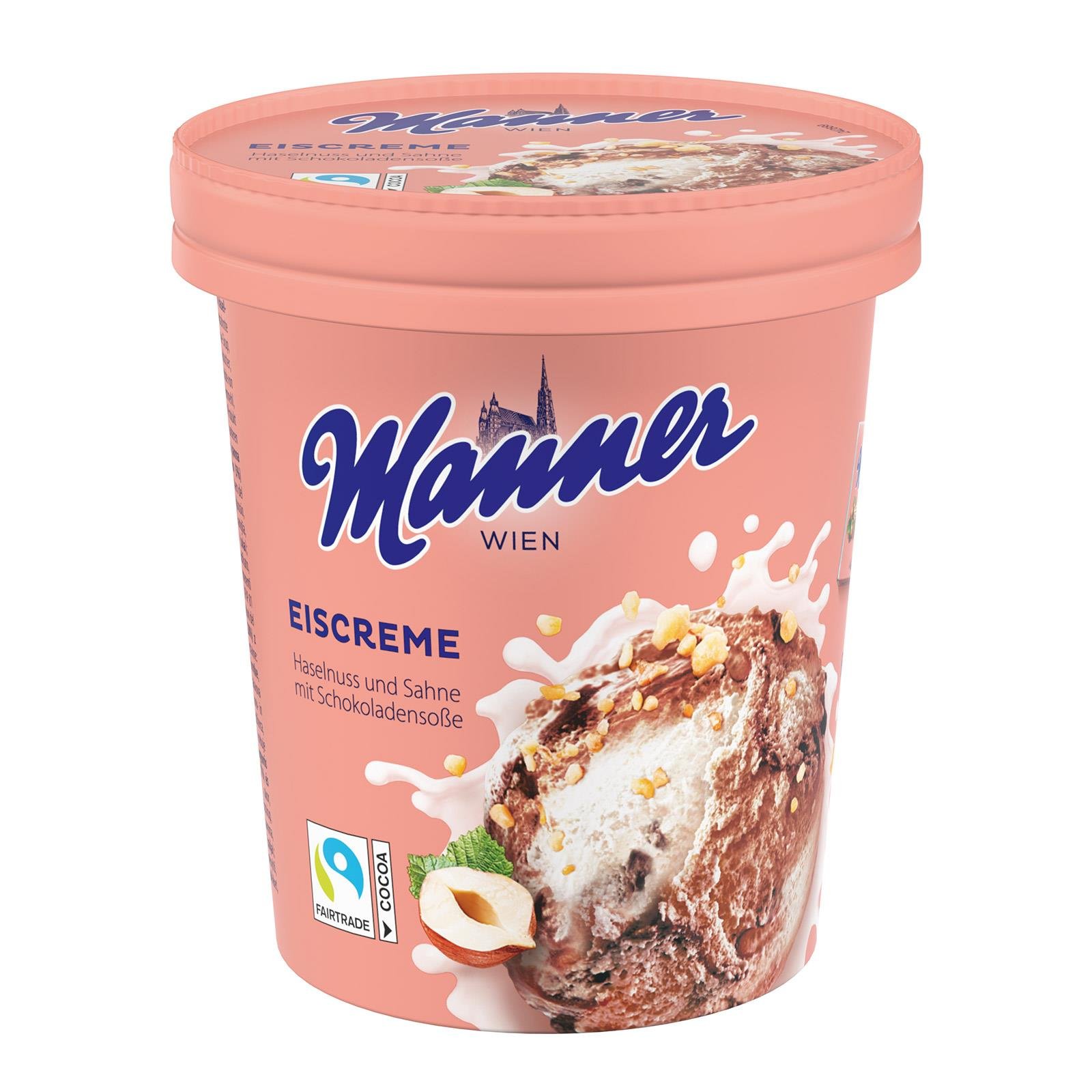 Manner Haselnuss-Sahne-Schoko Eisbecher | BILLA Online Shop