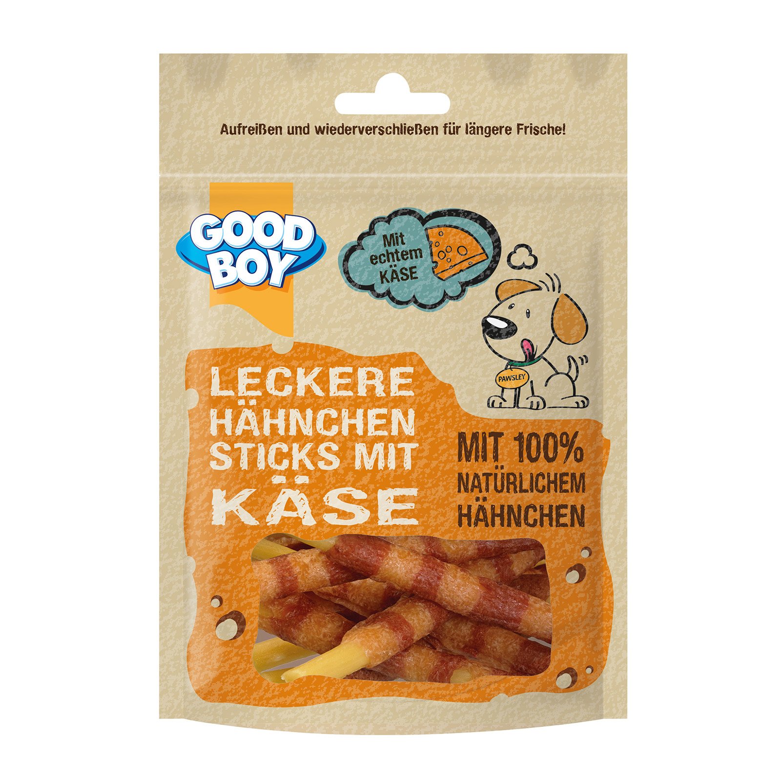 Good Boy Hähnchen Sticks mit Käse | BILLA Online Shop