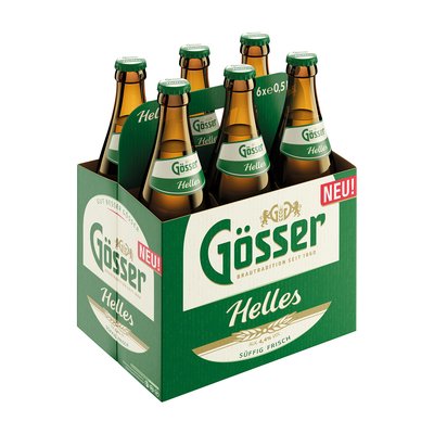 Bild von Gösser Helles 6x0,5l