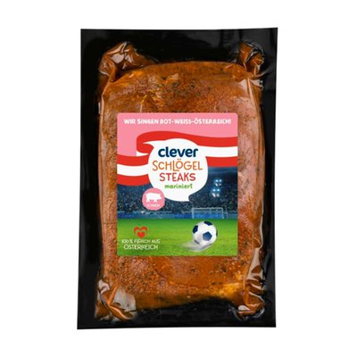 Bild von Clever Schlögel Steaks mariniert