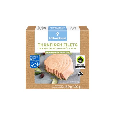 Bild von Followfood Thunfisch Filets in nativem Bio-Oliveöl Extra