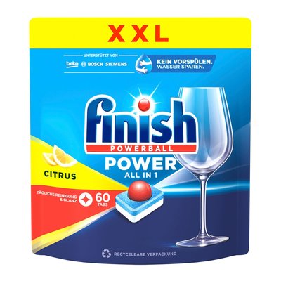 Image of Finish Tabs XXl Power All-in-1 Citrus
