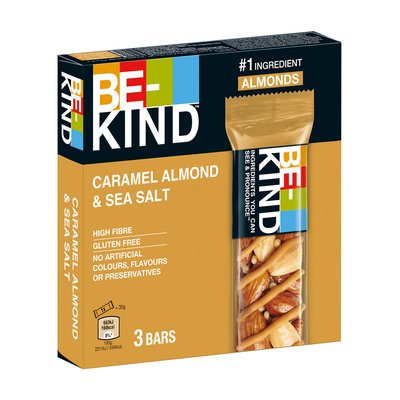 Bild von Be-Kind Caramel Almond and Sea Salt 3er