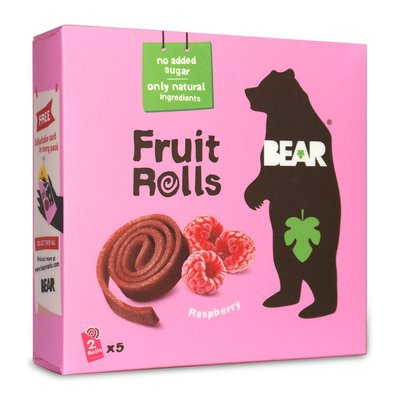 Bild von Bear Fruit Rolls Multipack Himbeere