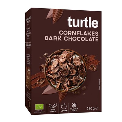 Image of Turtle Cornflakes dunkle Schokolade