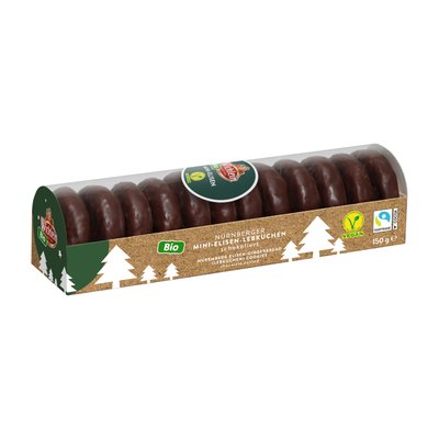 Bild von Bio Mini Elisen Lebkuchen Schokoliert