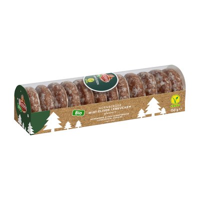 Bild von Bio Mini Elisen Lebkuchen Glasiert Vegan