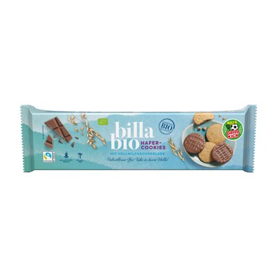Bild von BILLA Bio Hafercookies mit Vollmilchschokolade