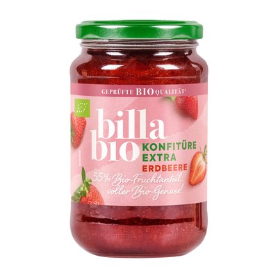 Bild von BILLA Bio Konfitüre Extra Erdbeere