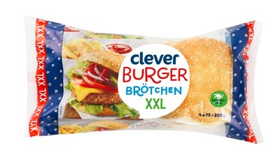 Bild von Clever Burger Brötchen XXL