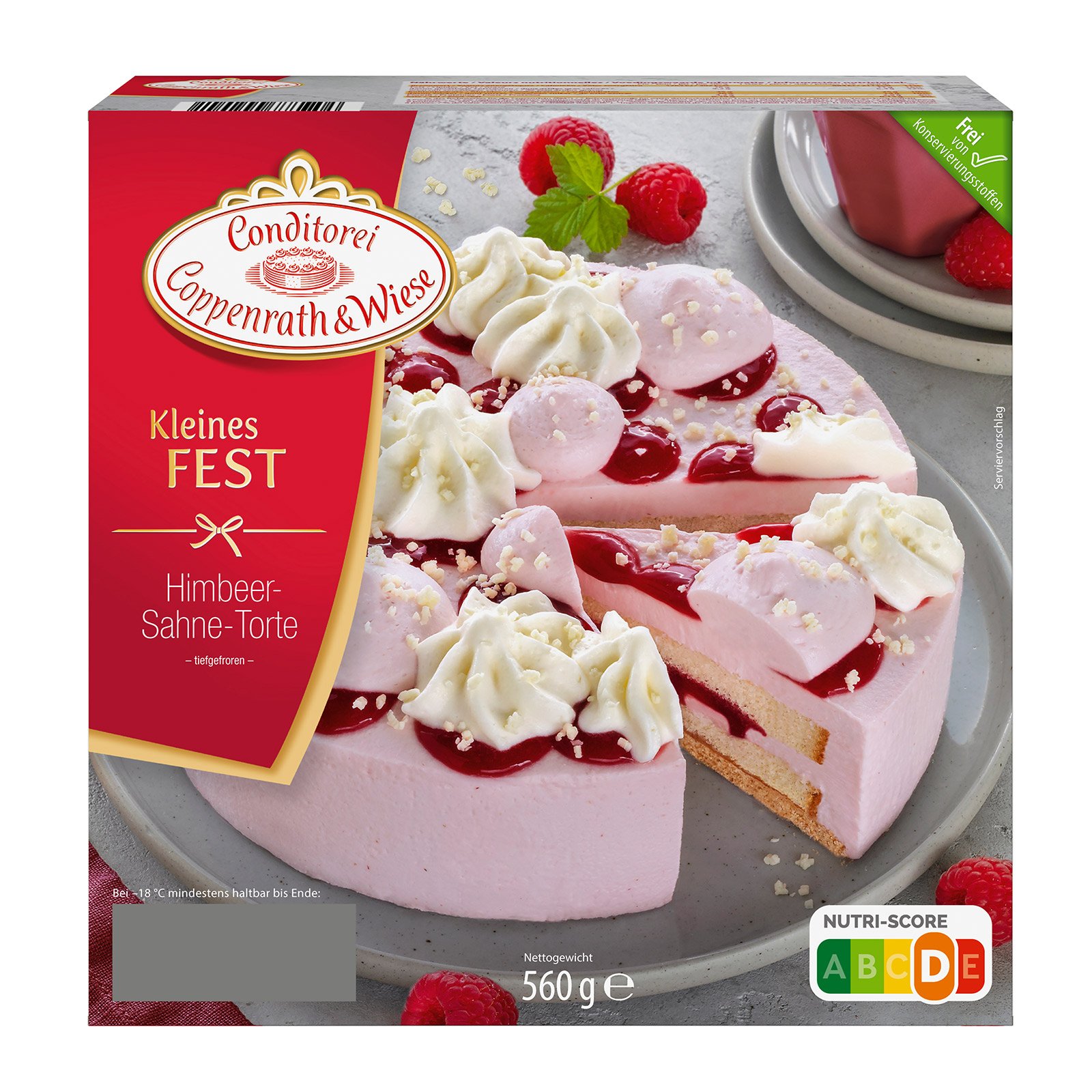 Coppenrath & Wiese Kleines Fest Himbeer Sahne Torte | BILLA Online Shop