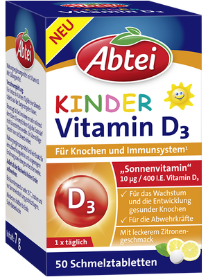 Bild von Abtei Kinder Vitamin D3 Schmelztabletten