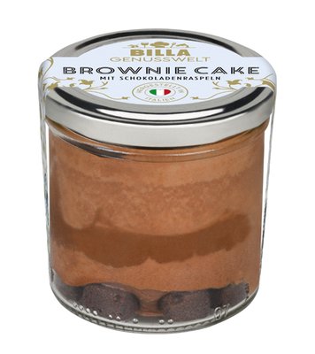Image of BILLA Genusswelt Brownie Cake im Glas