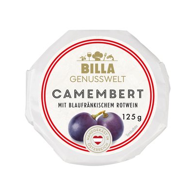 Bild von BILLA Genusswelt  Camembert mit Rotwein veredelt