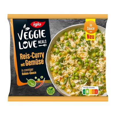 Image of Iglo Veggie Love Meals Reis-Curry mit Gemüse