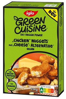 Image of Iglo Green Cuisine Chicken Nuggets mit Cheese Alternative