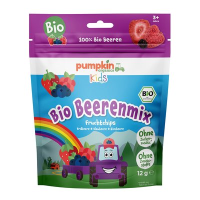 Bild von Pumpkin Organics Bio Beerenmix Fruchtchips