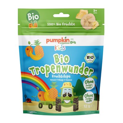 Bild von Pumpkin Organics Bio Tropenwunder Fruchtchips