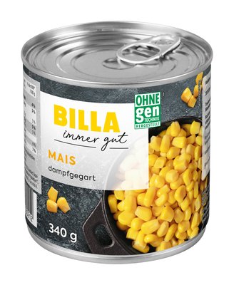 Bild von BILLA Mais dampfgegart