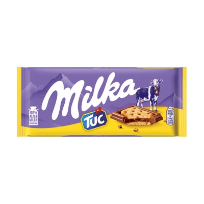 Bild von Milka Sandwich mit TUC-Cracker