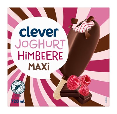 Bild von Clever Joghurt Himbeer Maxi