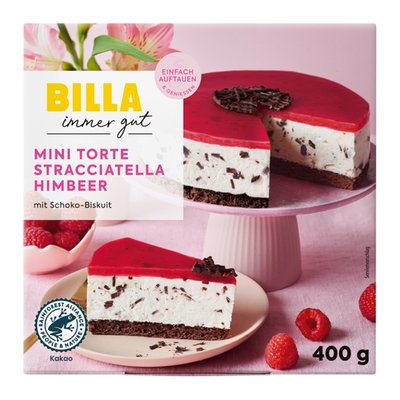 Bild von BILLA Himbeer-Stracciatella Torte