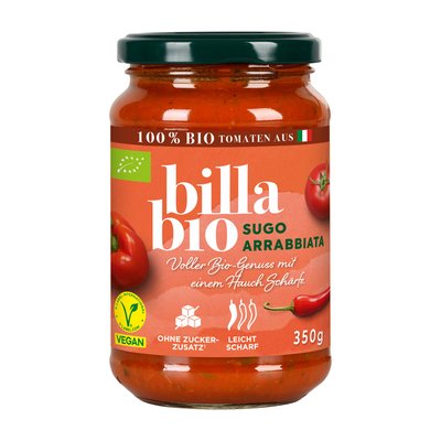 Bild von BILLA Bio Sugo Arrabbiata