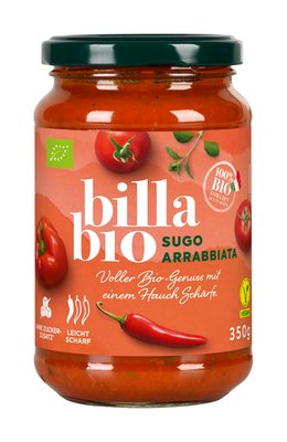 Bild von BILLA Bio Sugo Arrabbiata