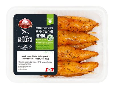 Bild von Hofstädter Die Grillerei Innenfiletspiesse gewürzt