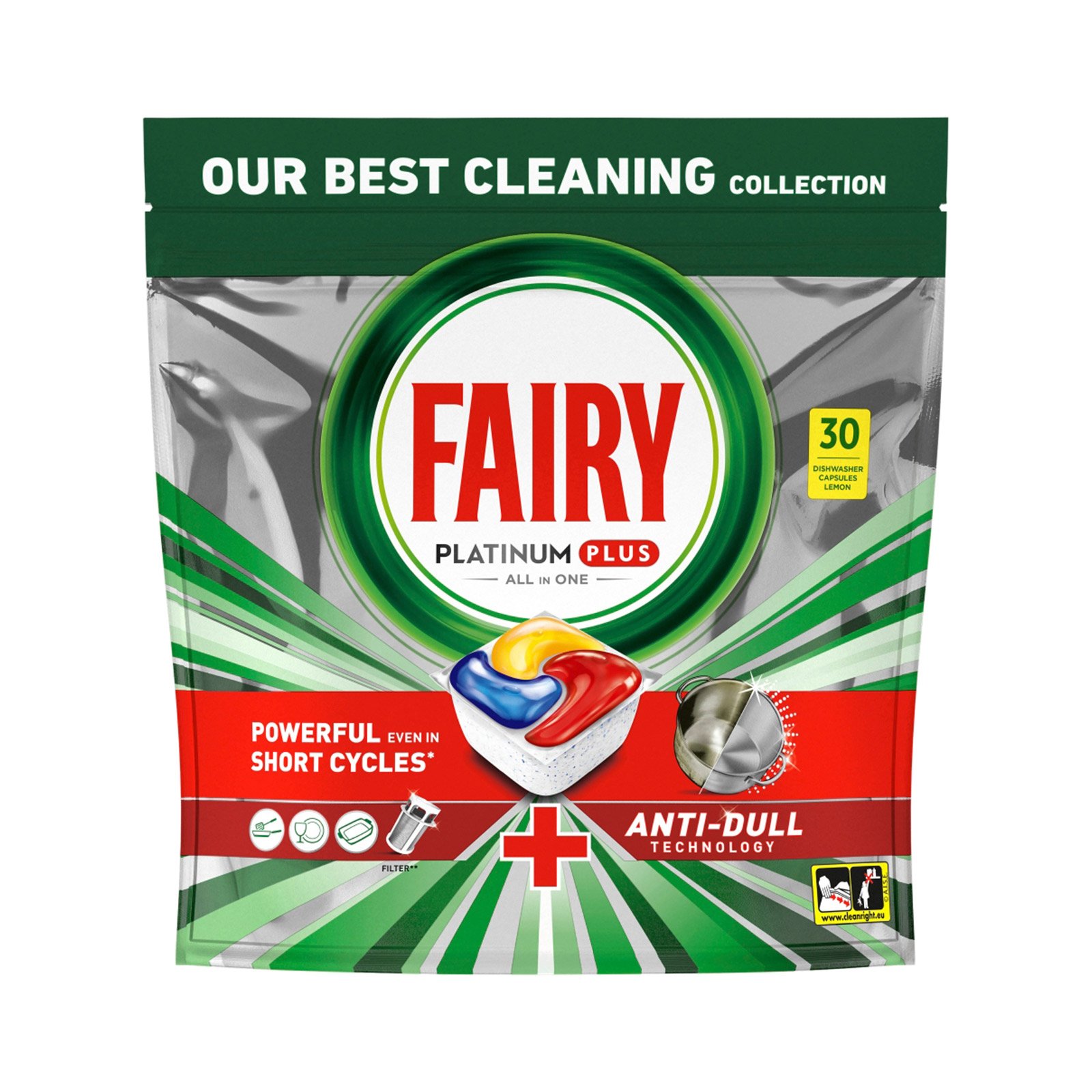 Fairy Spülmaschinentabs Platinum Plus All in One Zitrone