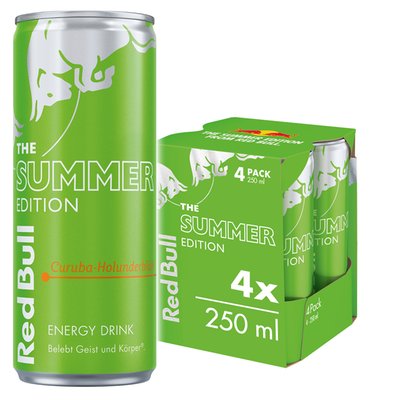 Bild von Red Bull Energy Drink Summer Edition Curuba-Holunderblüte 4-Pack