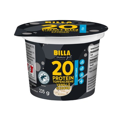 Bild von BILLA Protein Topfencreme Vanille Schoko