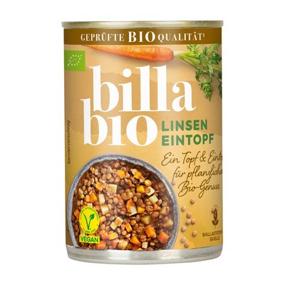 Bild von BILLA Bio Linseneintopf