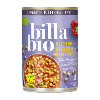Bild von BILLA Bio Kichererbseneintopf